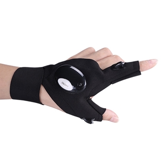 Handsker til LED lys - Venstrehåndsmodel - 1 stk.